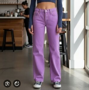 Pristine Levi's 501 '90s Purple Jeans Women's Size 29x30